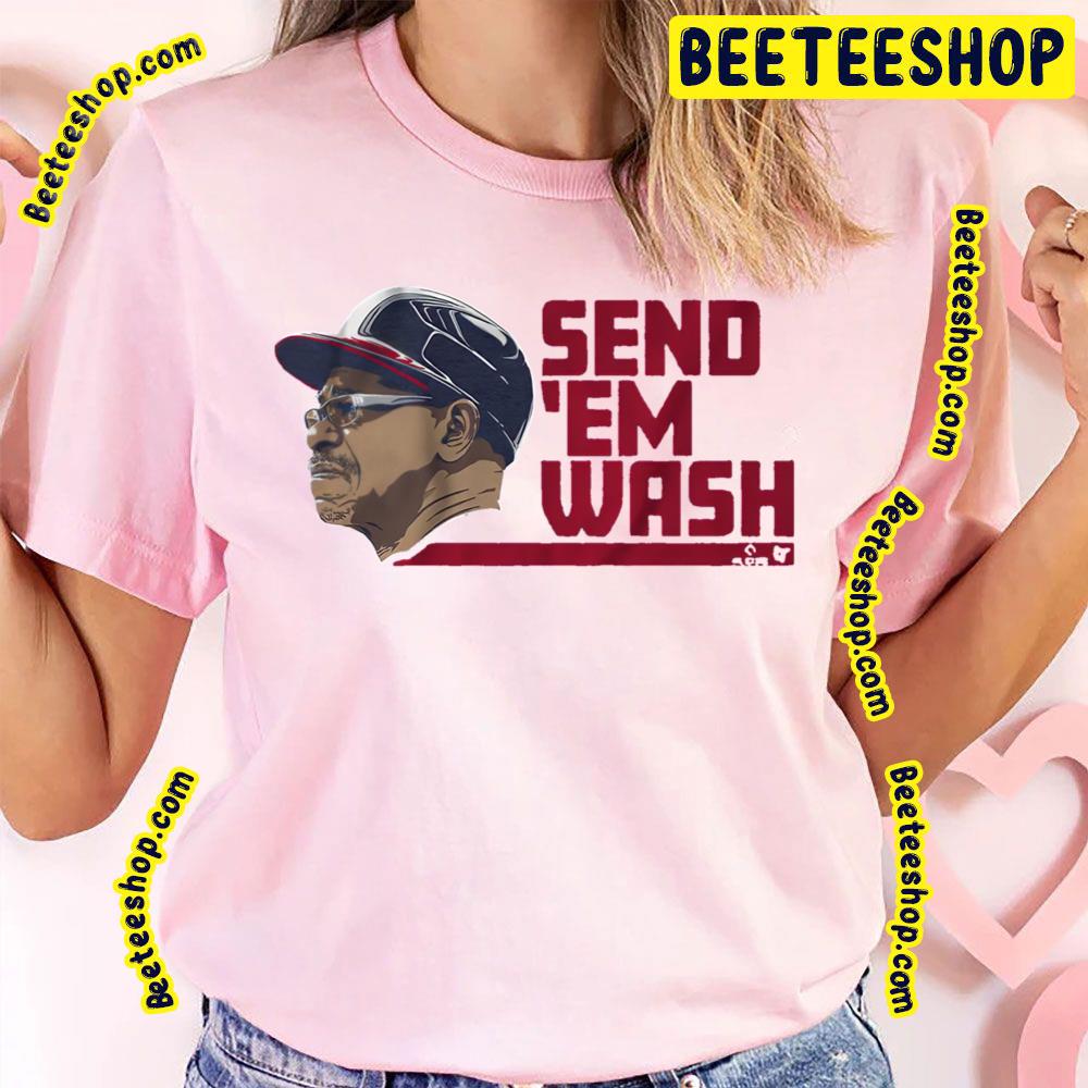 Ron Washington Send Them Wash Baseball Trending Unisex T-Shirt Ron Washington Send Them Wash Baseball Trending Unisex T-Shirt