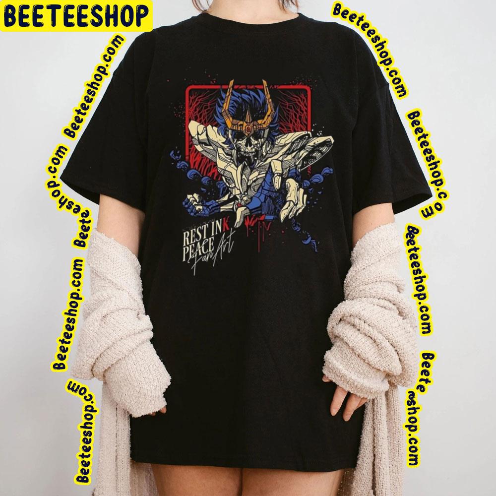 Rst In Peace Fanart Aiolos Saint Seiya Soul Of Gold Trending Unisex T-Shirt Rst In Peace Fanart Aiolos Saint Seiya Soul Of Gold Trending Unisex T-Shirt