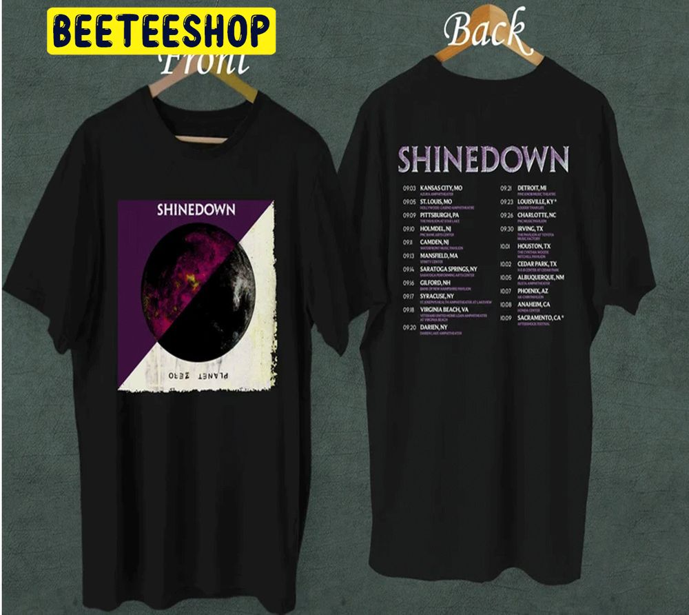 Shinedown Planet Zero Double Side Trending Unisex Shirt Shinedown Planet Zero Double Side Trending Unisex Shirt