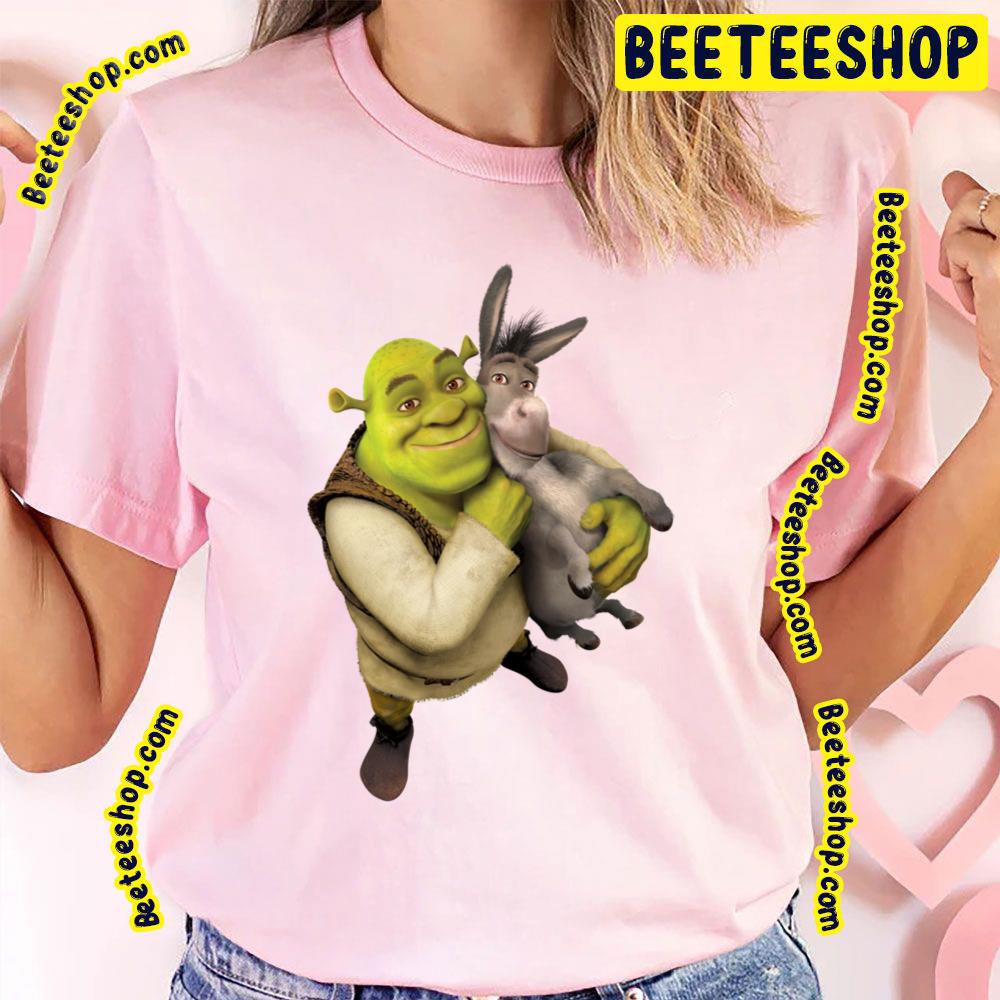 Shrek And Donkey Best Friends Trending Unisex T-Shirt Shrek And Donkey Best Friends Trending Unisex T-Shirt