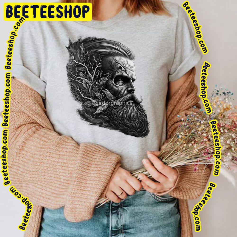Skull Beard Splash Dark Style Epic Sinister Rock Rampage Design Trending Unisex T-Shirt Skull Beard Splash Dark Style Epic Sinister Rock Rampage Design Trending Unisex T-Shirt