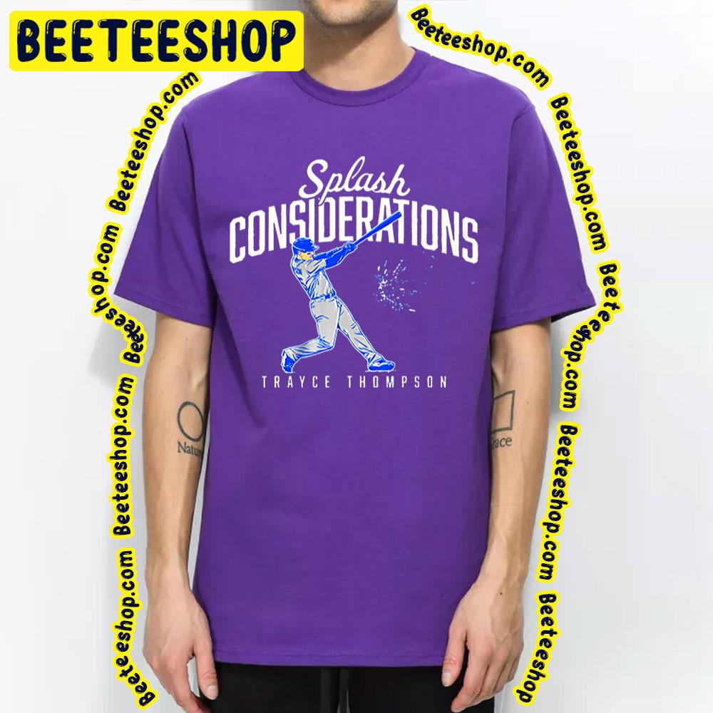 Splash Considerations Trayce Thompson Baseball Trending Unisex T-Shirt Splash Considerations Trayce Thompson Baseball Trending Unisex T-Shirt