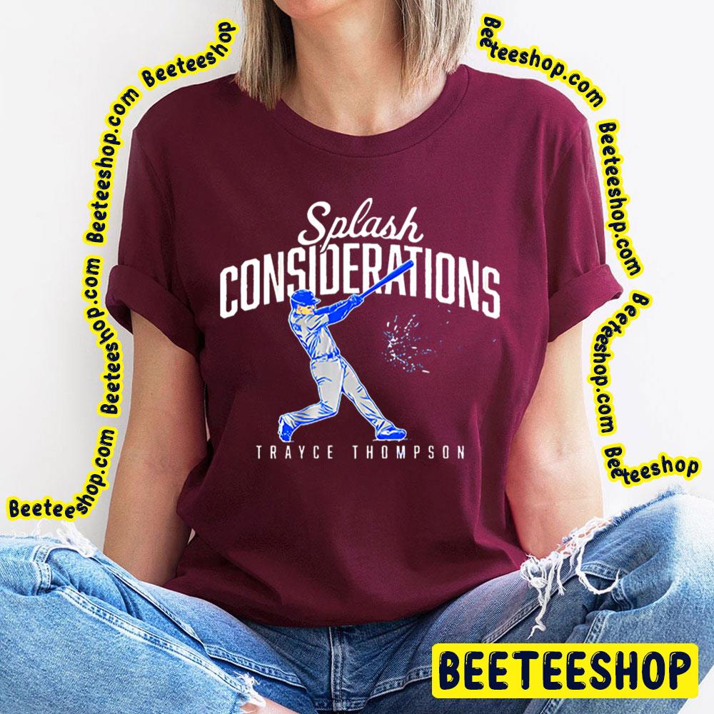 Splash Considerations Trayce Thompson Baseball Trending Unisex T-Shirt Splash Considerations Trayce Thompson Baseball Trending Unisex T-Shirt