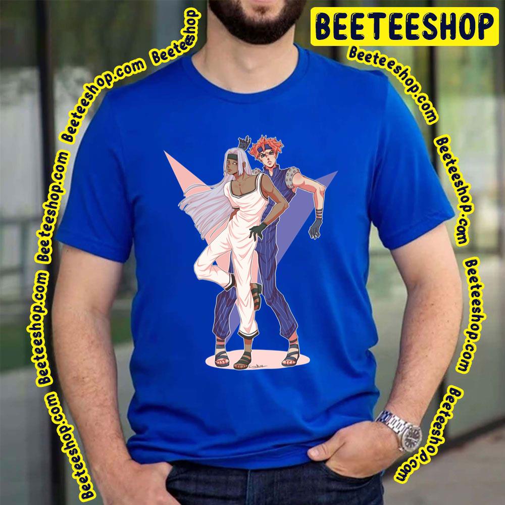 Squalo And Tiziano Jojo's Bizzare Adventure Golden Wind Trending Unisex T-Shirt Squalo And Tiziano Jojo's Bizzare Adventure Golden Wind Trending Unisex T-Shirt