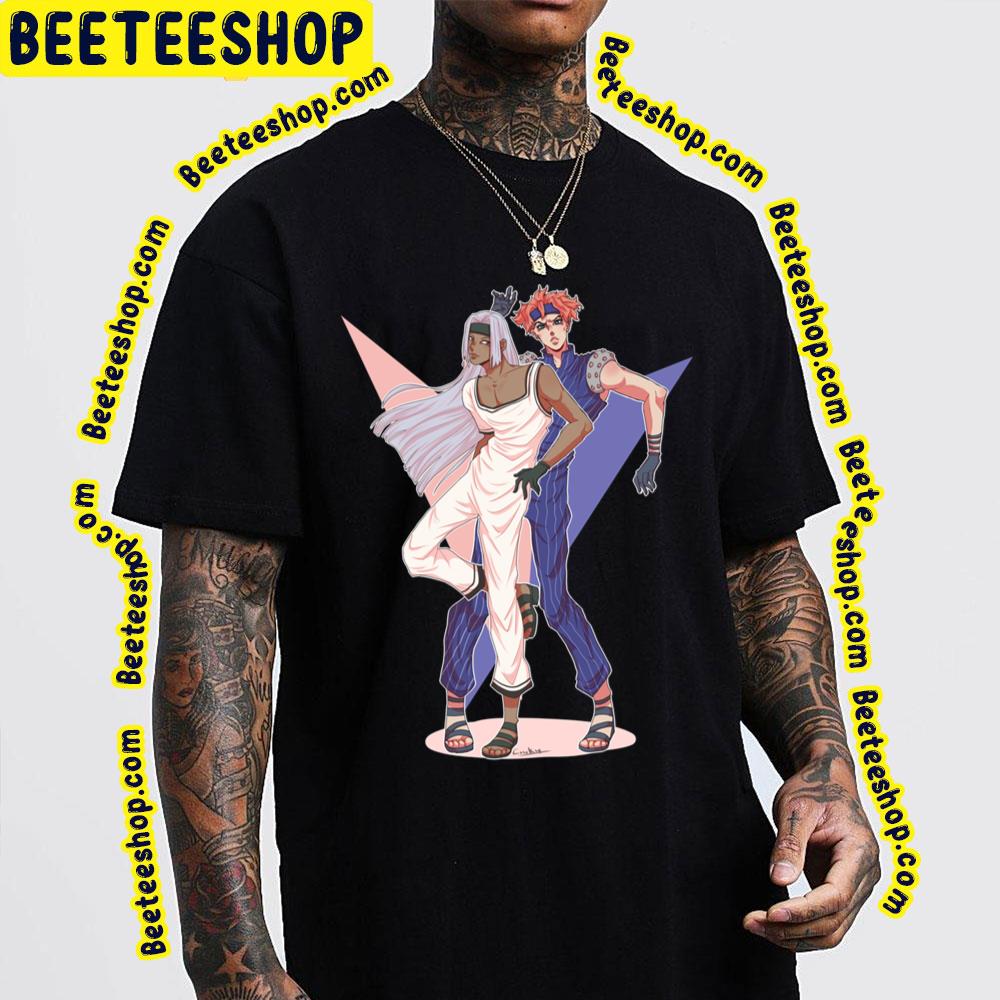 Squalo And Tiziano Jojo's Bizzare Adventure Golden Wind Trending Unisex T-Shirt Squalo And Tiziano Jojo's Bizzare Adventure Golden Wind Trending Unisex T-Shirt