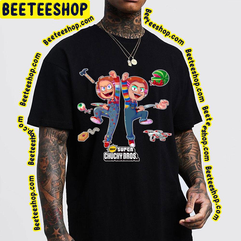 Super Chucky Bros Super Mario Game Trending Unisex T-Shirt Super Chucky Bros Super Mario Game Trending Unisex T-Shirt