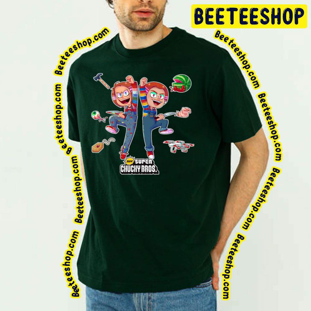 Super Chucky Bros Super Mario Game Trending Unisex T-Shirt Super Chucky Bros Super Mario Game Trending Unisex T-Shirt