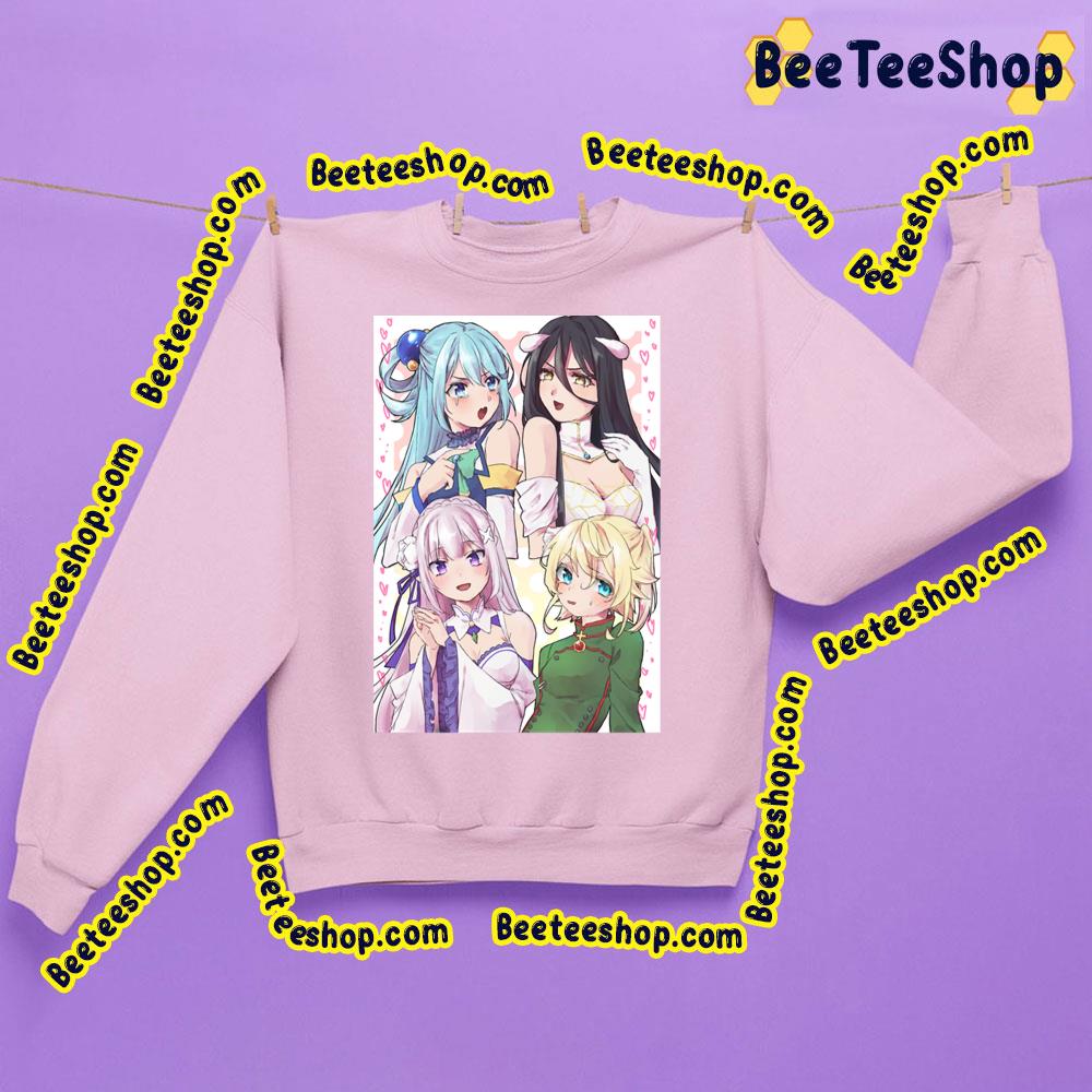 Sweet Girls Isekai Quartet Trending Unisex Sweatshirt Sweet Girls Isekai Quartet Trending Unisex Sweatshirt
