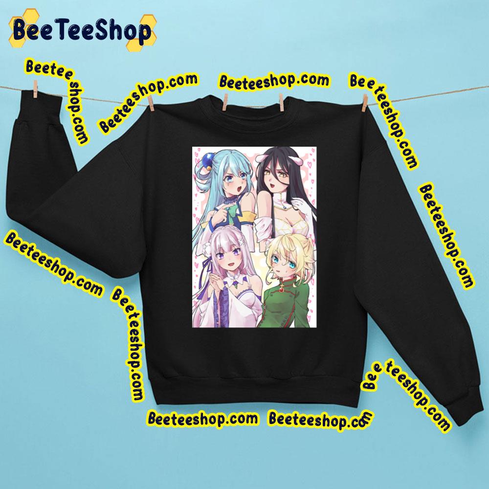 Sweet Girls Isekai Quartet Trending Unisex Sweatshirt Sweet Girls Isekai Quartet Trending Unisex Sweatshirt
