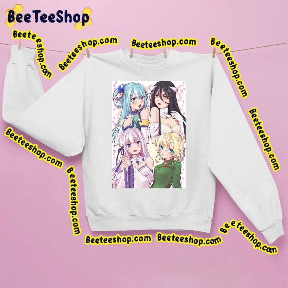 Sweet Girls Isekai Quartet Trending Unisex Sweatshirt Sweet Girls Isekai Quartet Trending Unisex Sweatshirt