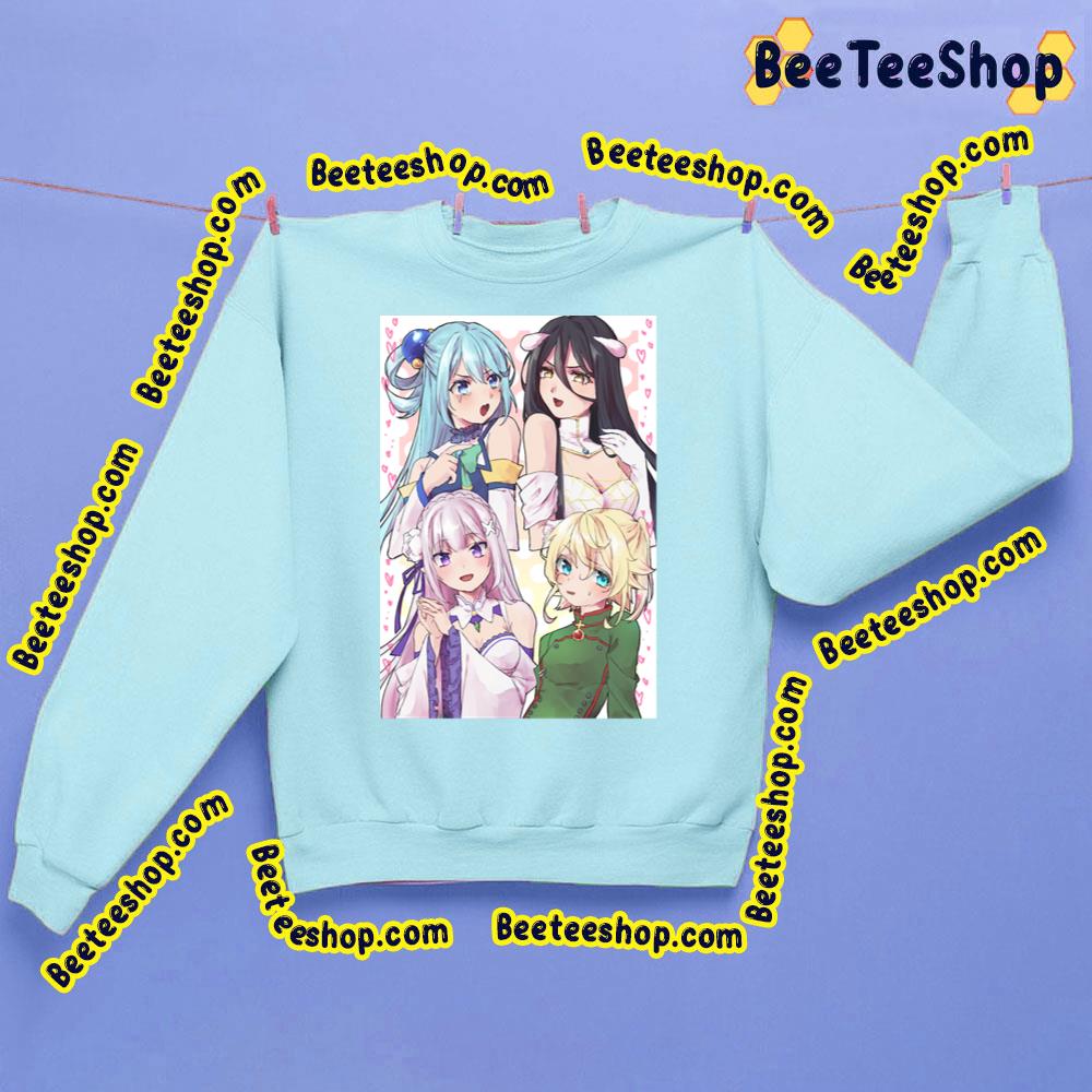 Sweet Girls Isekai Quartet Trending Unisex Sweatshirt Sweet Girls Isekai Quartet Trending Unisex Sweatshirt