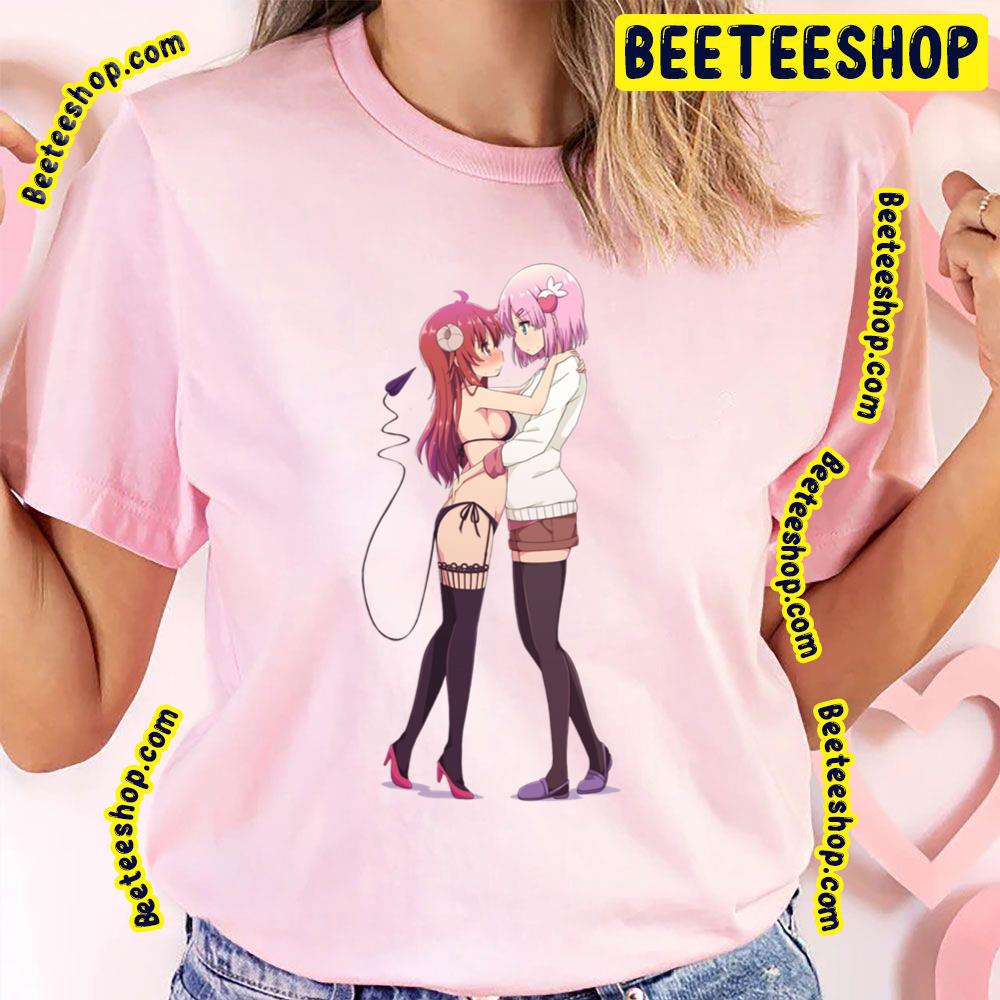 Sweet Hug Machikado Mazoku 2choume The Demon Girl Next Door Trending Unisex T-Shirt Sweet Hug Machikado Mazoku 2choume The Demon Girl Next Door Trending Unisex T-Shirt