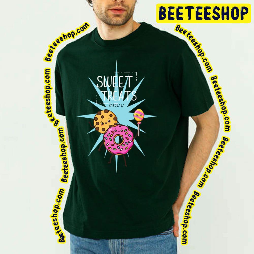 Sweet Treats Cute Doughnuts Kawaii Artwork Trending Unisex T-Shirt Sweet Treats Cute Doughnuts Kawaii Artwork Trending Unisex T-Shirt