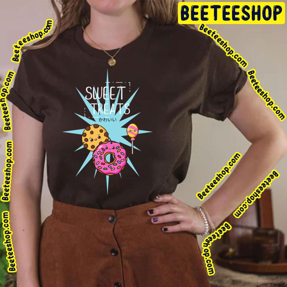 Sweet Treats Cute Doughnuts Kawaii Artwork Trending Unisex T-Shirt Sweet Treats Cute Doughnuts Kawaii Artwork Trending Unisex T-Shirt