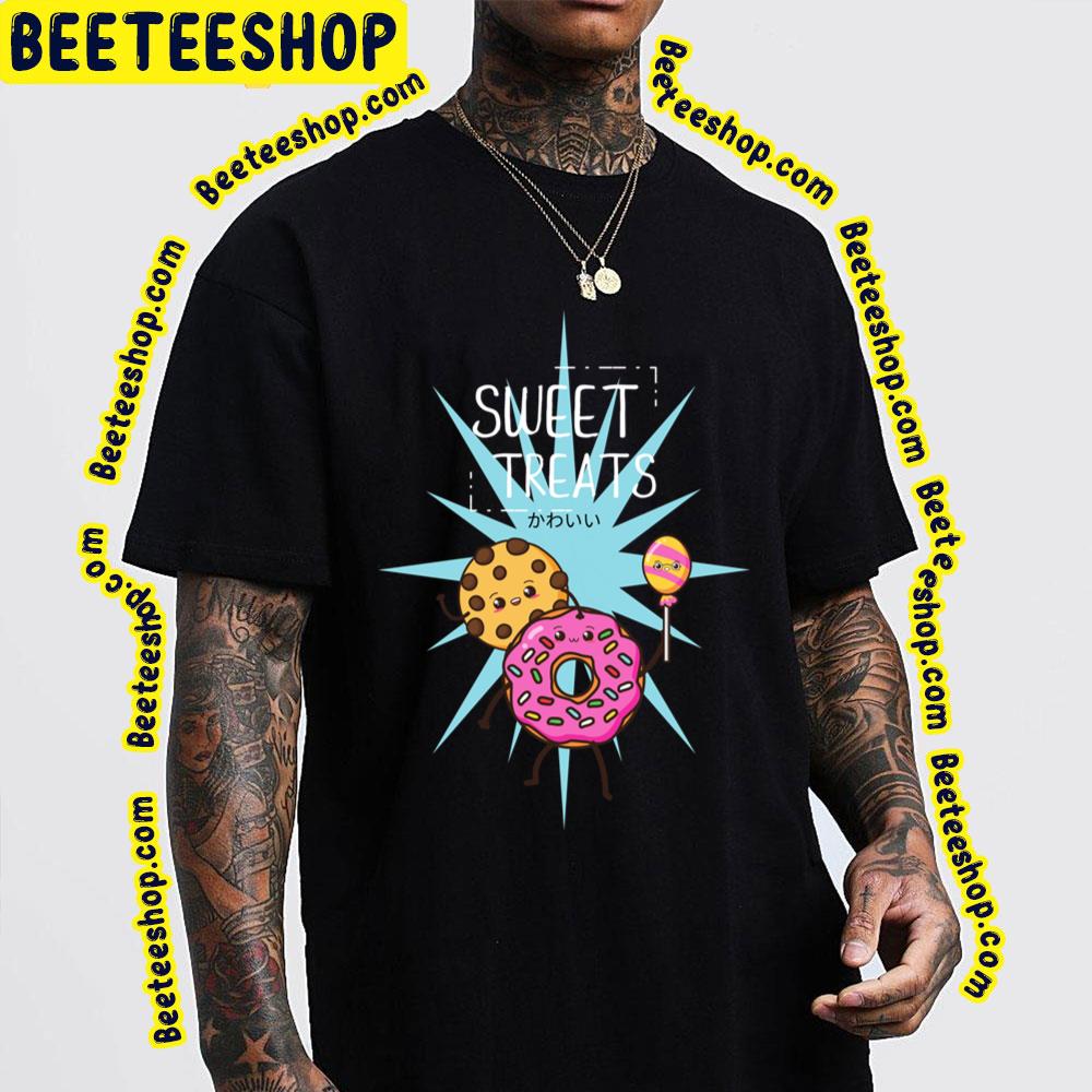 Sweet Treats Cute Doughnuts Kawaii Artwork Trending Unisex T-Shirt Sweet Treats Cute Doughnuts Kawaii Artwork Trending Unisex T-Shirt