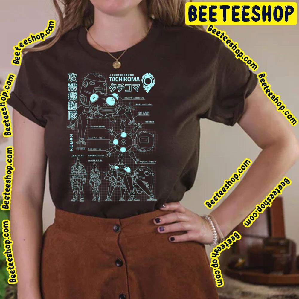 Tachikoma Blueprint (Boy) Ghost In The Shell Trending Unisex T-Shirt Tachikoma Blueprint (Boy) Ghost In The Shell Trending Unisex T-Shirt