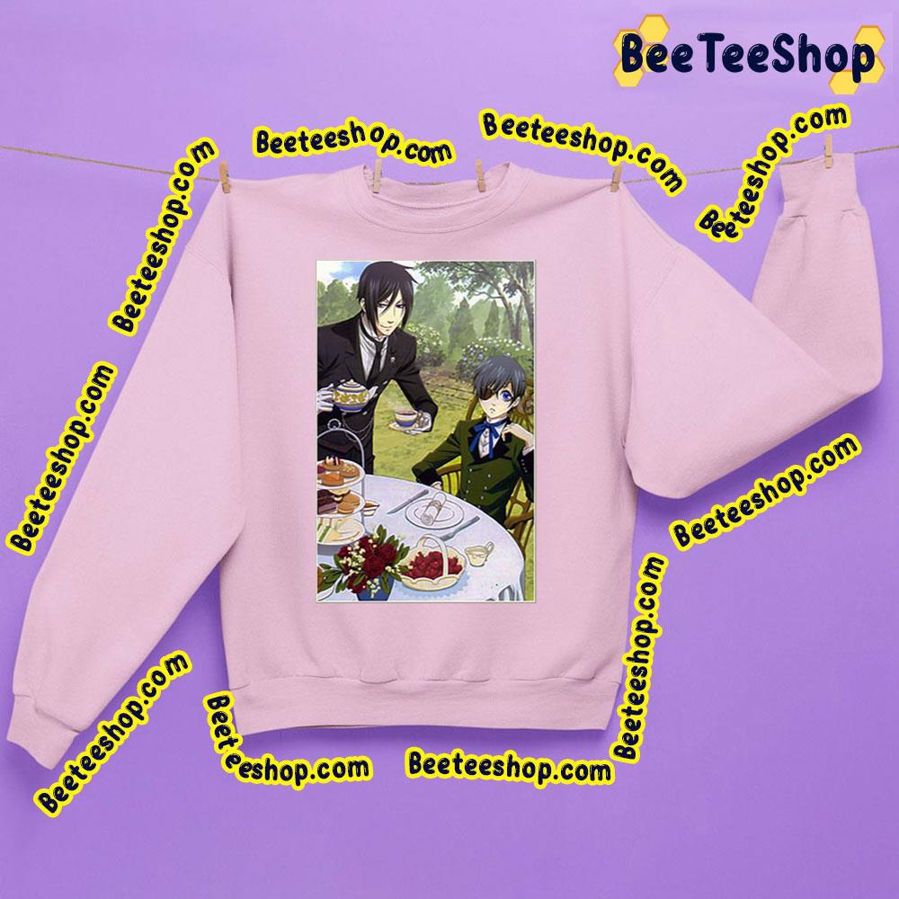 Tea Time Kuroshitsuji Trending Unisex Sweatshirt Tea Time Kuroshitsuji Trending Unisex Sweatshirt