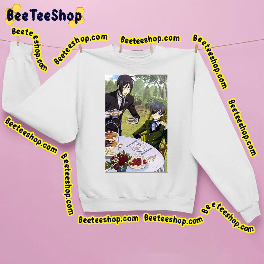 Tea Time Kuroshitsuji Trending Unisex Sweatshirt Tea Time Kuroshitsuji Trending Unisex Sweatshirt