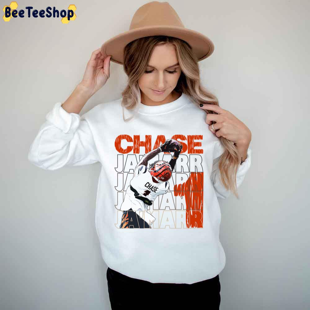 Text Art Ja'marr Chase Football Trending Unisex T-Shirt Text Art Ja'marr Chase Football Trending Unisex T-Shirt
