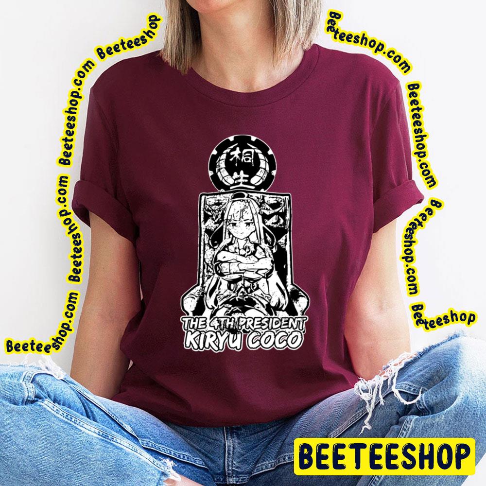 The 4th President Kiryu Kaichou Coco Hololive Trending Unisex T-Shirt The 4th President Kiryu Kaichou Coco Hololive Trending Unisex T-Shirt