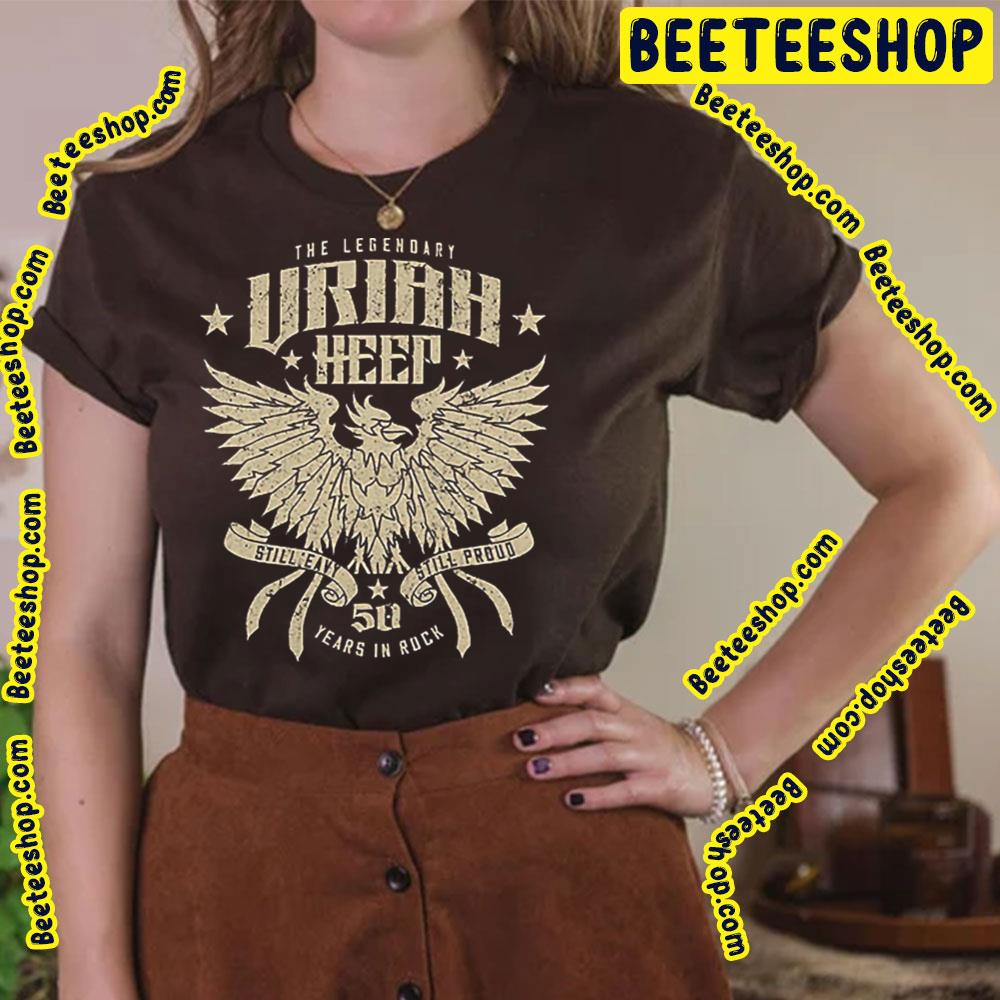 The Legendary Uriah Heep 50 Years In Rock Trending Unisex T-Shirt The Legendary Uriah Heep 50 Years In Rock Trending Unisex T-Shirt
