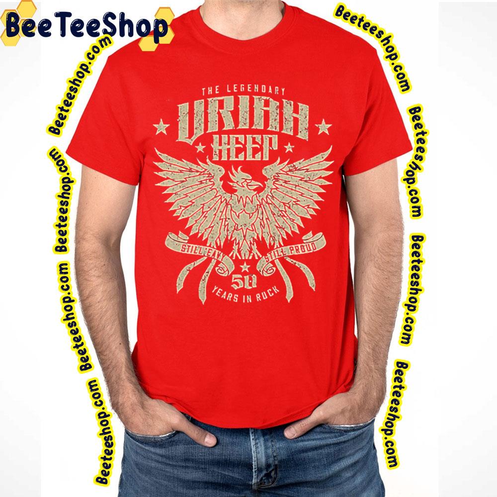The Legendary Uriah Heep 50 Years In Rock Trending Unisex T-Shirt The Legendary Uriah Heep 50 Years In Rock Trending Unisex T-Shirt
