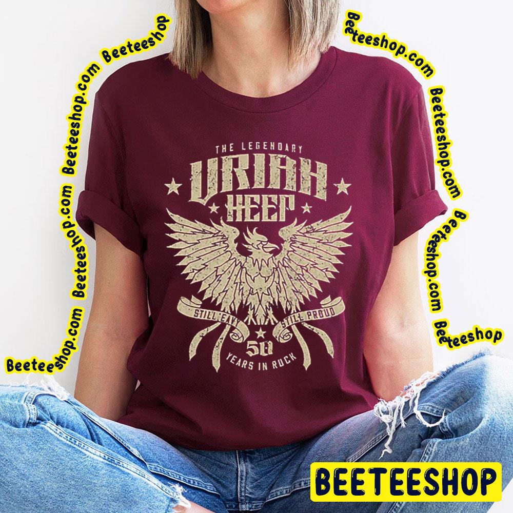 The Legendary Uriah Heep 50 Years In Rock Trending Unisex T-Shirt The Legendary Uriah Heep 50 Years In Rock Trending Unisex T-Shirt