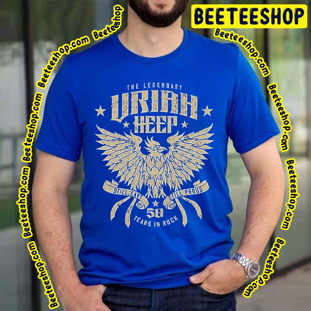 The Legendary Uriah Heep 50 Years In Rock Trending Unisex T-Shirt The Legendary Uriah Heep 50 Years In Rock Trending Unisex T-Shirt