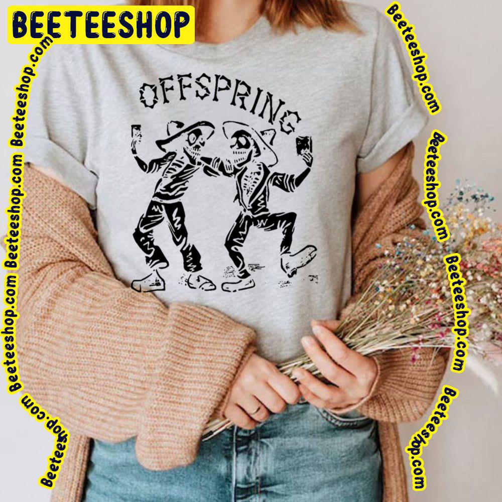Two Skeleton Dance Offspring Trending Unisex T-Shirt Two Skeleton Dance Offspring Trending Unisex T-Shirt