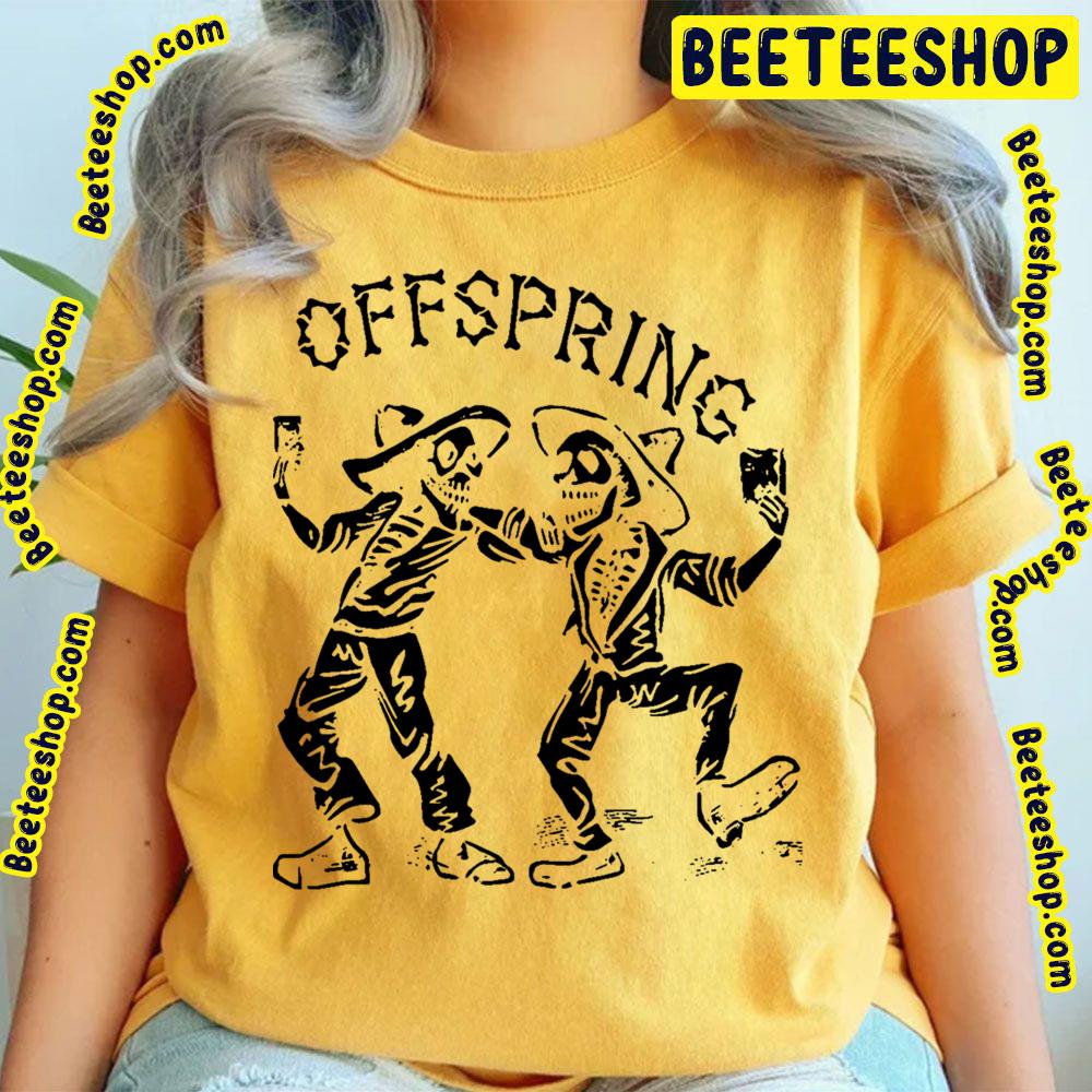 Two Skeleton Dance Offspring Trending Unisex T-Shirt Two Skeleton Dance Offspring Trending Unisex T-Shirt