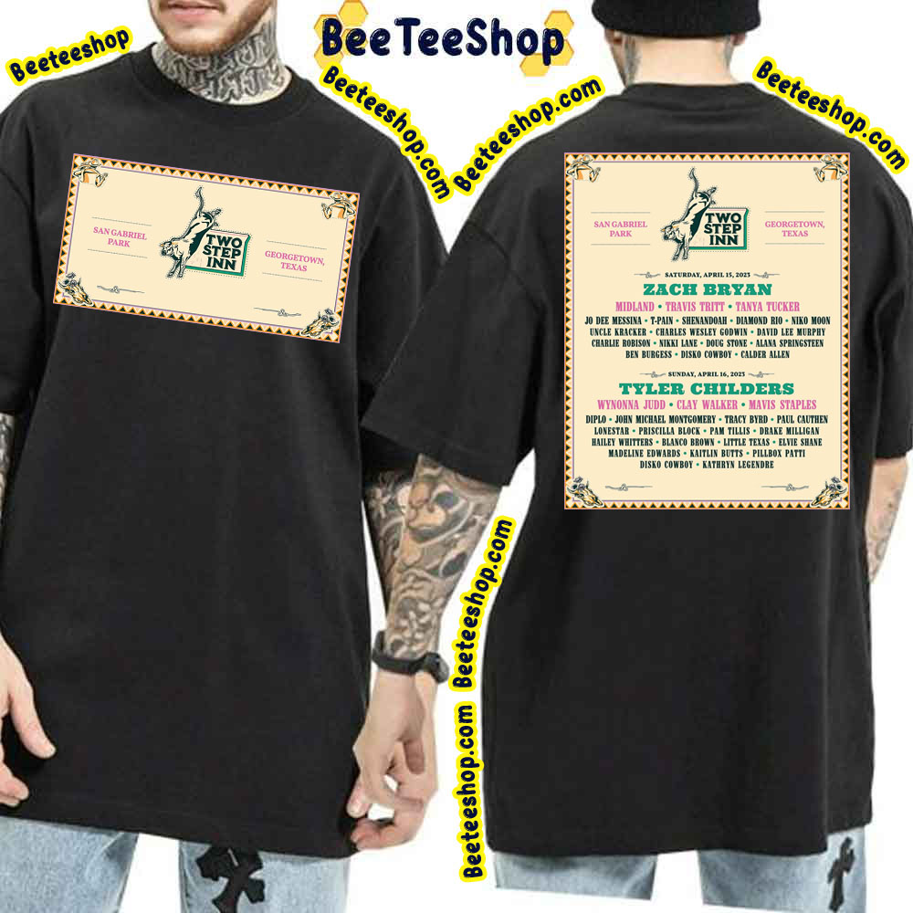 Two Step Inn Festival 2023 Double Side Double Side Trending Unisex Shirt Two Step Inn Festival 2023 Double Side Double Side Trending Unisex Shirt