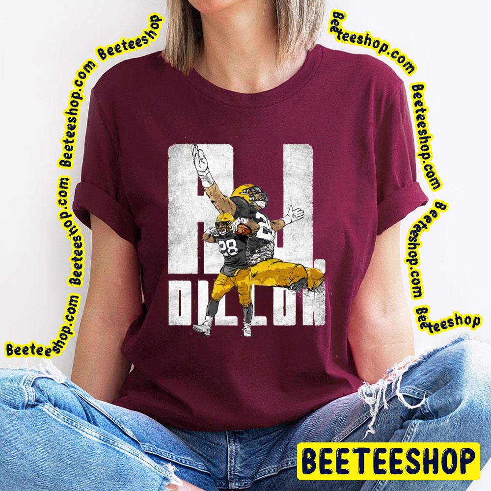 Un J Dillon 28 Green Bay Packers Football Trending Unisex T-Shirt Un J Dillon 28 Green Bay Packers Football Trending Unisex T-Shirt