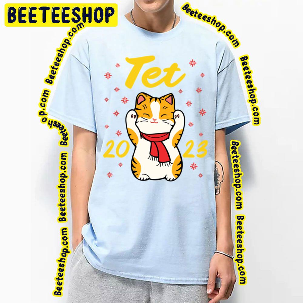 Vietnamese New Year Tet 2023 Cat Kawaii Lunar Calendar Trending Unisex T-Shirt Vietnamese New Year Tet 2023 Cat Kawaii Lunar Calendar Trending Unisex T-Shirt