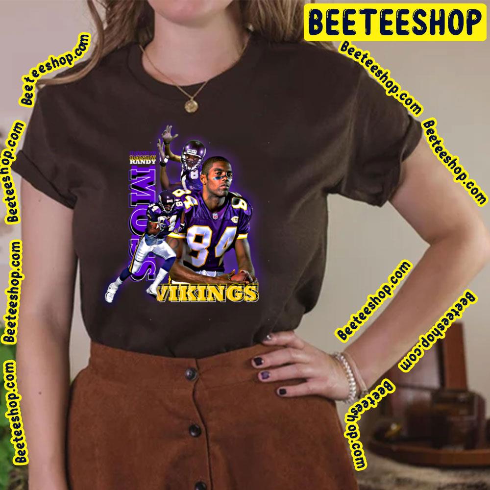 Vikings Randy Moss Football Trending Unisex T-Shirt Vikings Randy Moss Football Trending Unisex T-Shirt