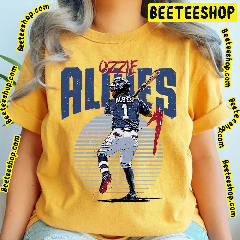 Vintage 1 Ozzie Albies Baseball Trending Unisex T-Shirt Vintage 1 Ozzie Albies Baseball Trending Unisex T-Shirt