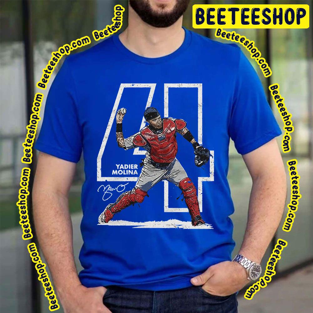 Vintage 4 Yadier Molina Baseball Trending Unisex T-Shirt Vintage 4 Yadier Molina Baseball Trending Unisex T-Shirt