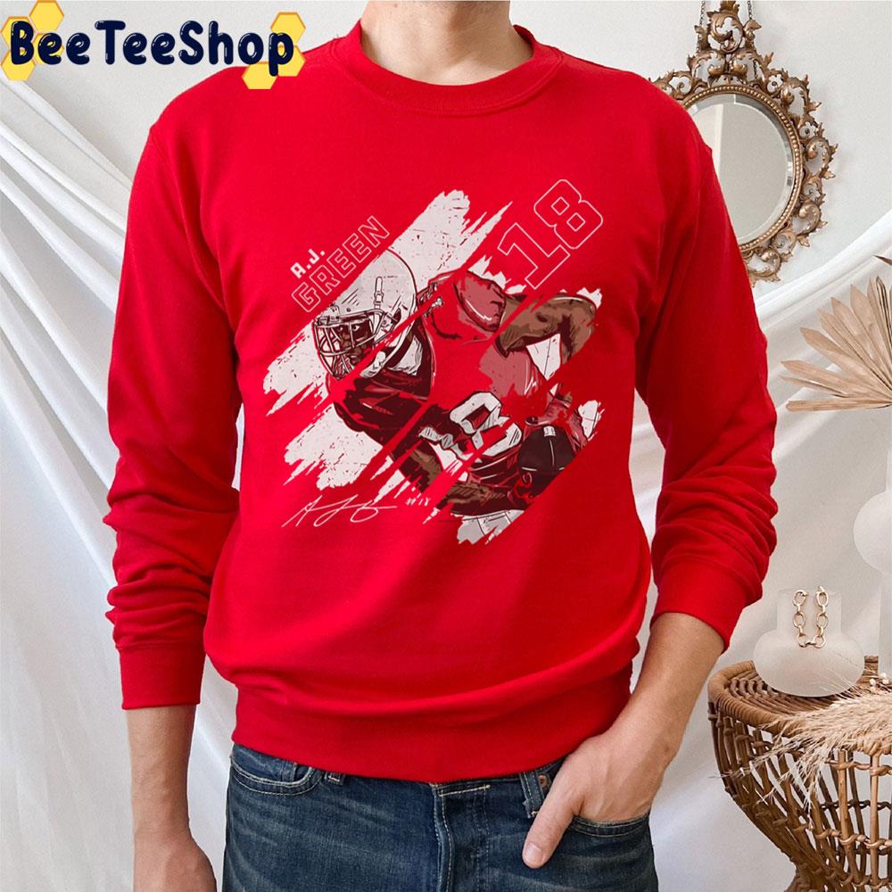 Vintage Aj Green 18 Signature Football Trending Unisex T-Shirt Vintage Aj Green 18 Signature Football Trending Unisex T-Shirt