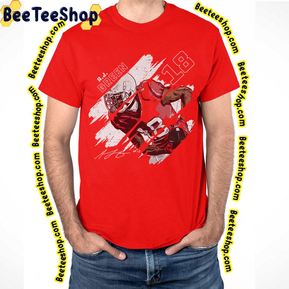 Vintage Aj Green 18 Signature Football Trending Unisex T-Shirt Vintage Aj Green 18 Signature Football Trending Unisex T-Shirt