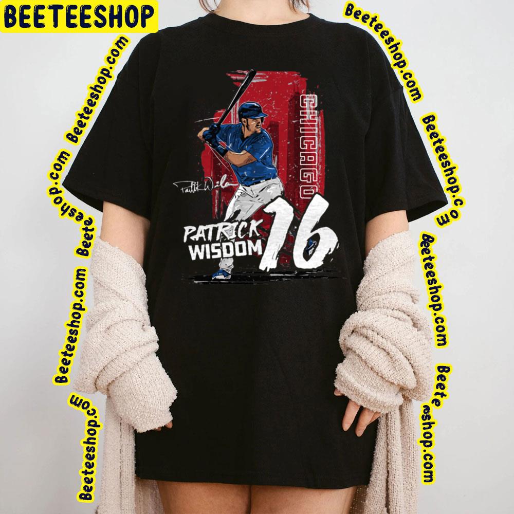 Vintage Chicago Patrick Wisdom 16 Baseball Trending Unisex T-Shirt Vintage Chicago Patrick Wisdom 16 Baseball Trending Unisex T-Shirt