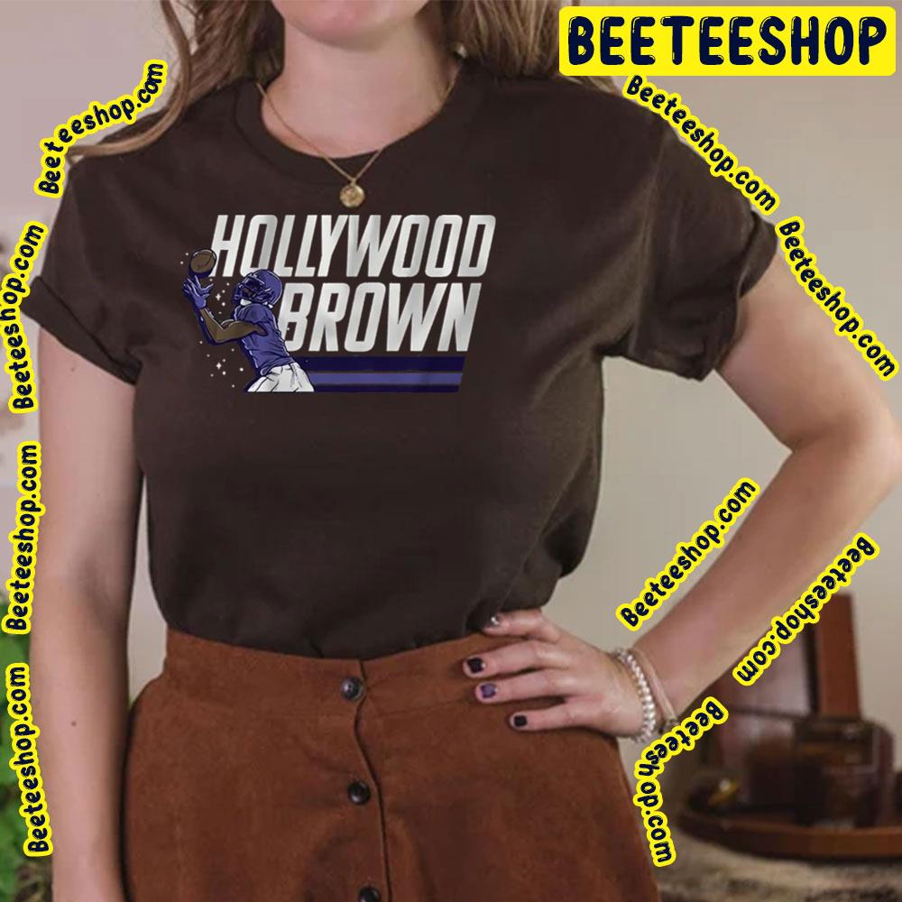 Vintage Hollywood Brown Football Trending Unisex T-Shirt Vintage Hollywood Brown Football Trending Unisex T-Shirt