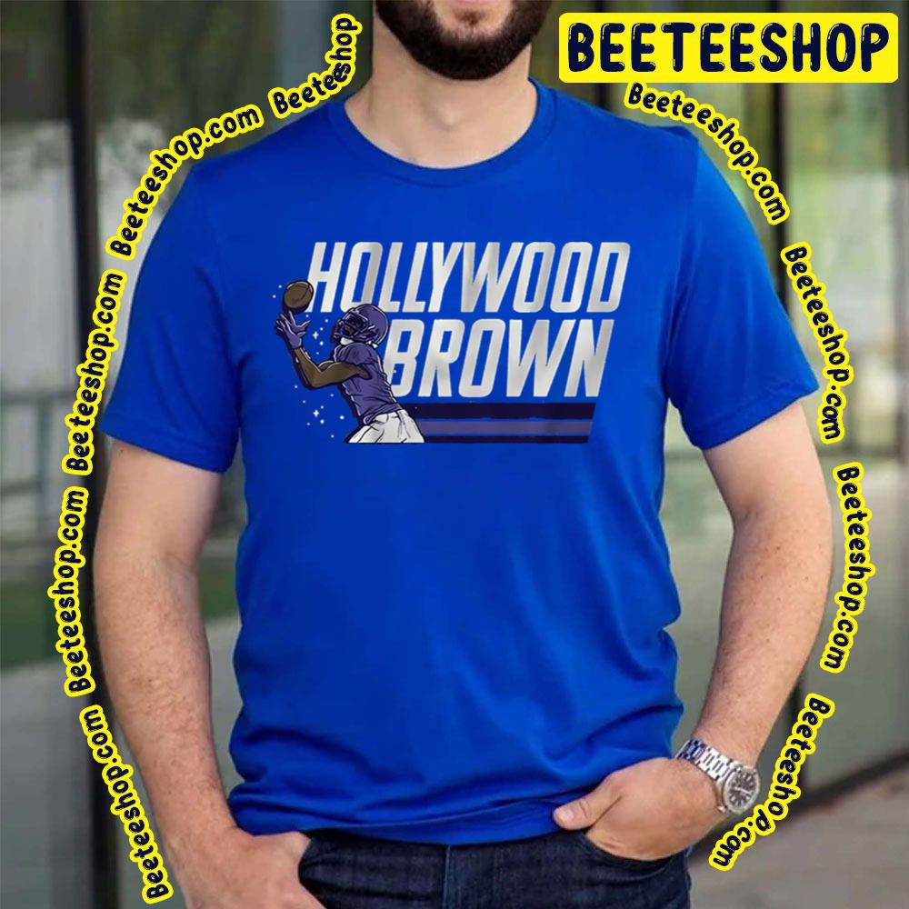 Vintage Hollywood Brown Football Trending Unisex T-Shirt Vintage Hollywood Brown Football Trending Unisex T-Shirt