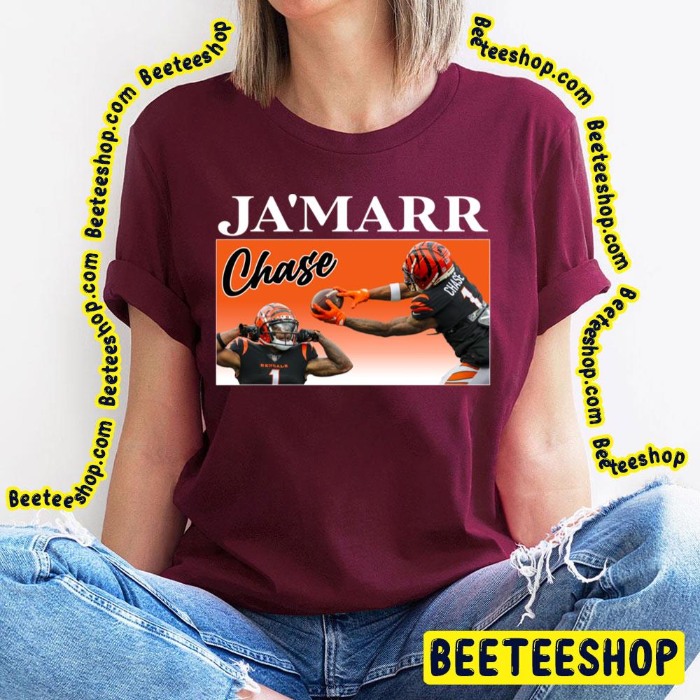 Vintage Ja'marr Chase Football Trending Unisex T-Shirt Vintage Ja'marr Chase Football Trending Unisex T-Shirt
