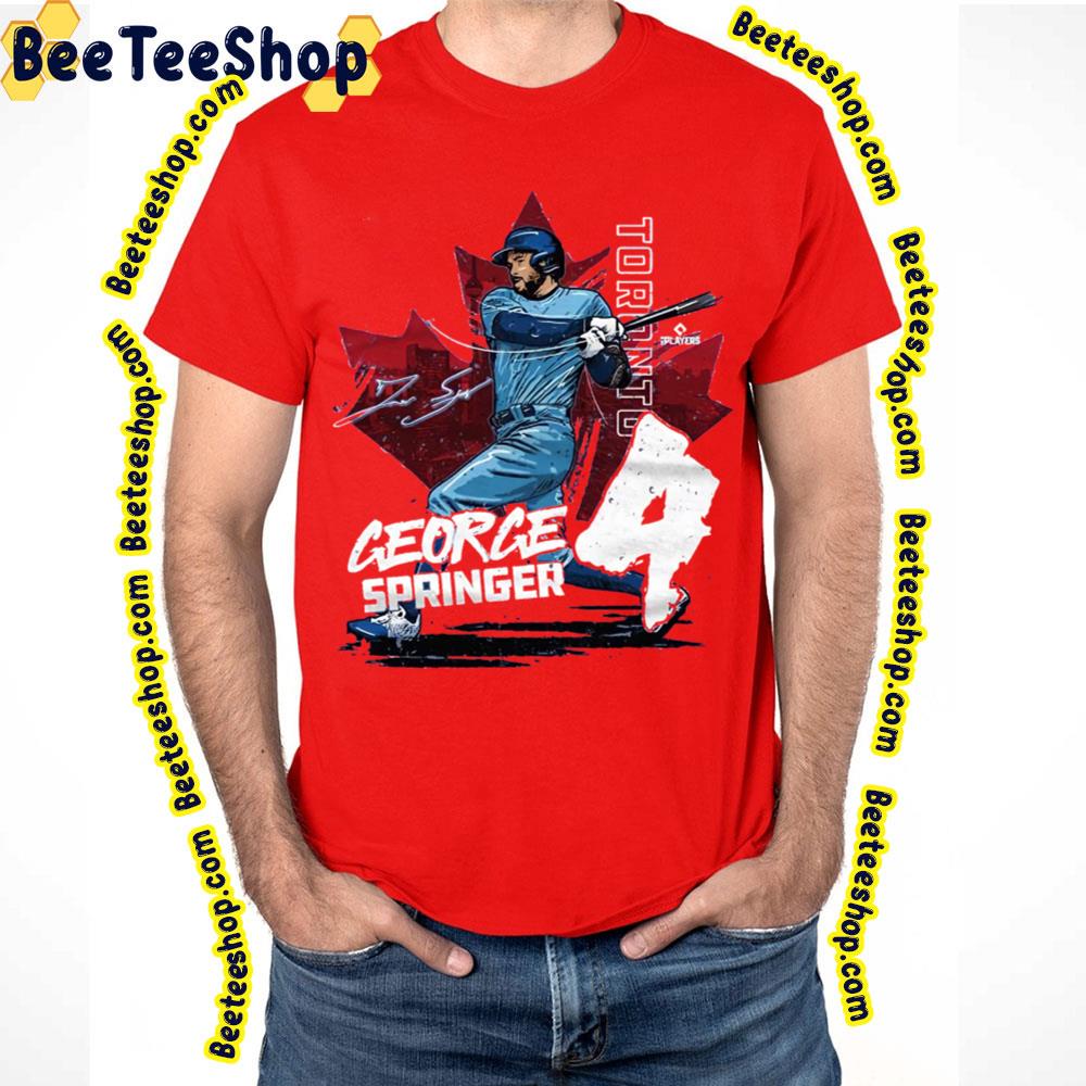 Vintage Toroto George Springer Baseball Trending Unisex T-Shirt Vintage Toroto George Springer Baseball Trending Unisex T-Shirt