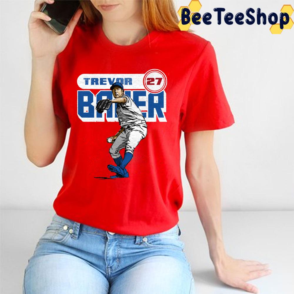 Vintage Trevor Bauer 27 Baseball Trending Unisex T-Shirt Vintage Trevor Bauer 27 Baseball Trending Unisex T-Shirt