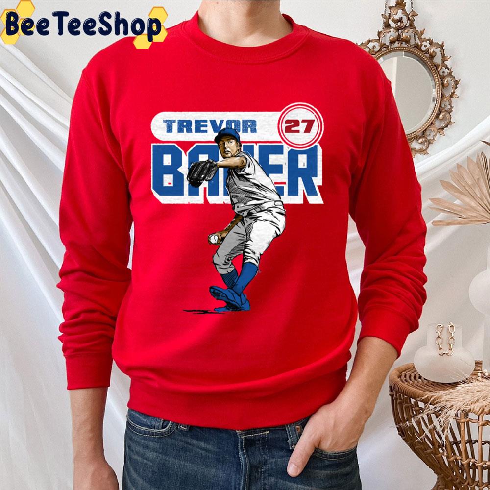 Vintage Trevor Bauer 27 Baseball Trending Unisex T-Shirt Vintage Trevor Bauer 27 Baseball Trending Unisex T-Shirt