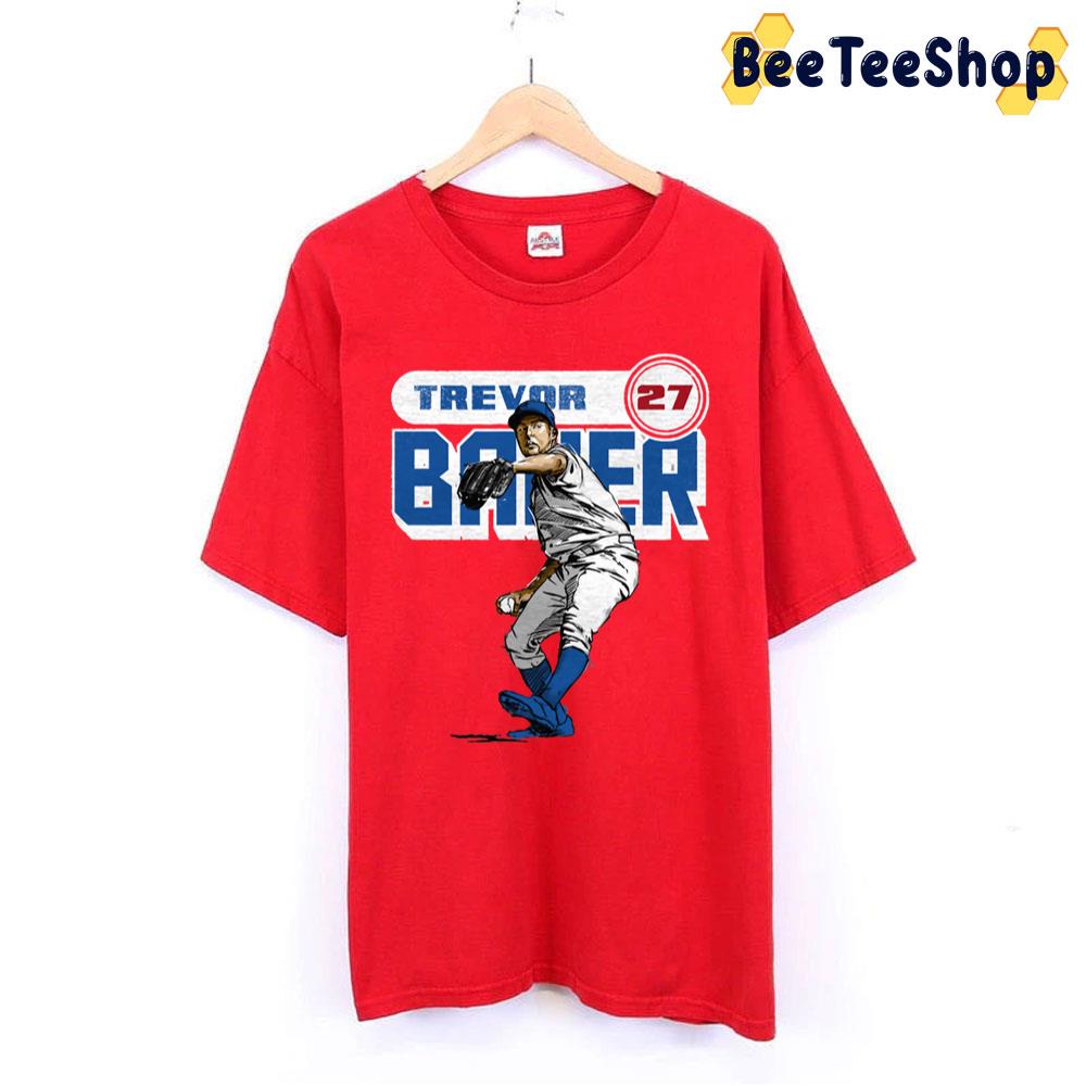 Vintage Trevor Bauer 27 Baseball Trending Unisex T-Shirt Vintage Trevor Bauer 27 Baseball Trending Unisex T-Shirt
