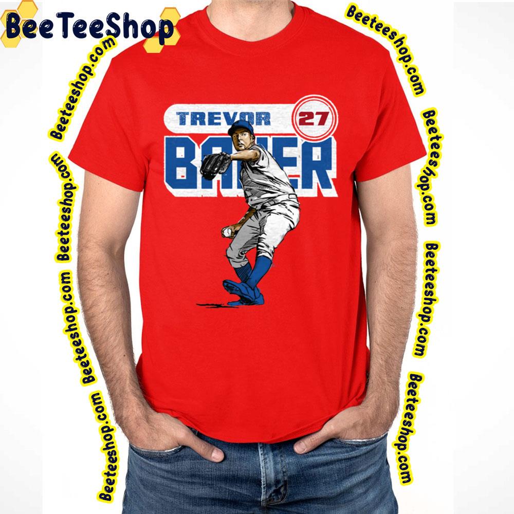 Vintage Trevor Bauer 27 Baseball Trending Unisex T-Shirt Vintage Trevor Bauer 27 Baseball Trending Unisex T-Shirt