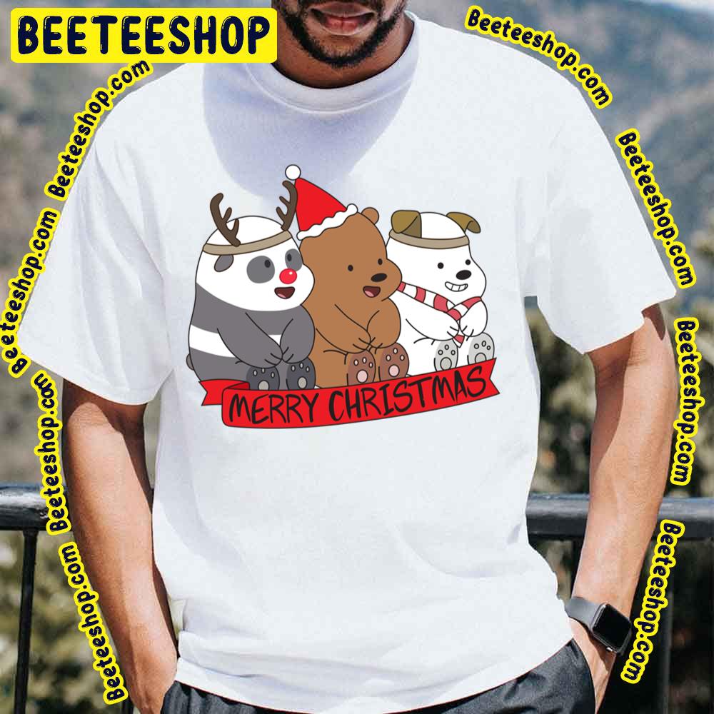We Bare Bears Merry Christmas Trending Unisex T-Shirt We Bare Bears Merry Christmas Trending Unisex T-Shirt