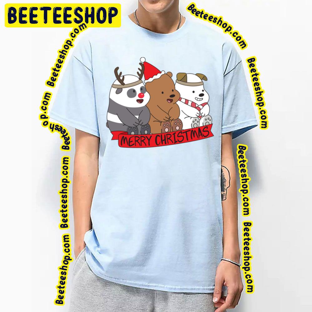 We Bare Bears Merry Christmas Trending Unisex T-Shirt We Bare Bears Merry Christmas Trending Unisex T-Shirt