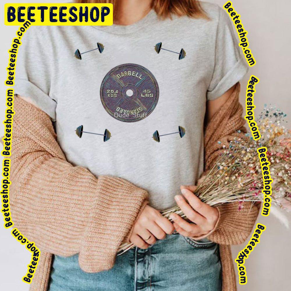 Weights And Plates Pattern Trending Unisex T-Shirt Weights And Plates Pattern Trending Unisex T-Shirt